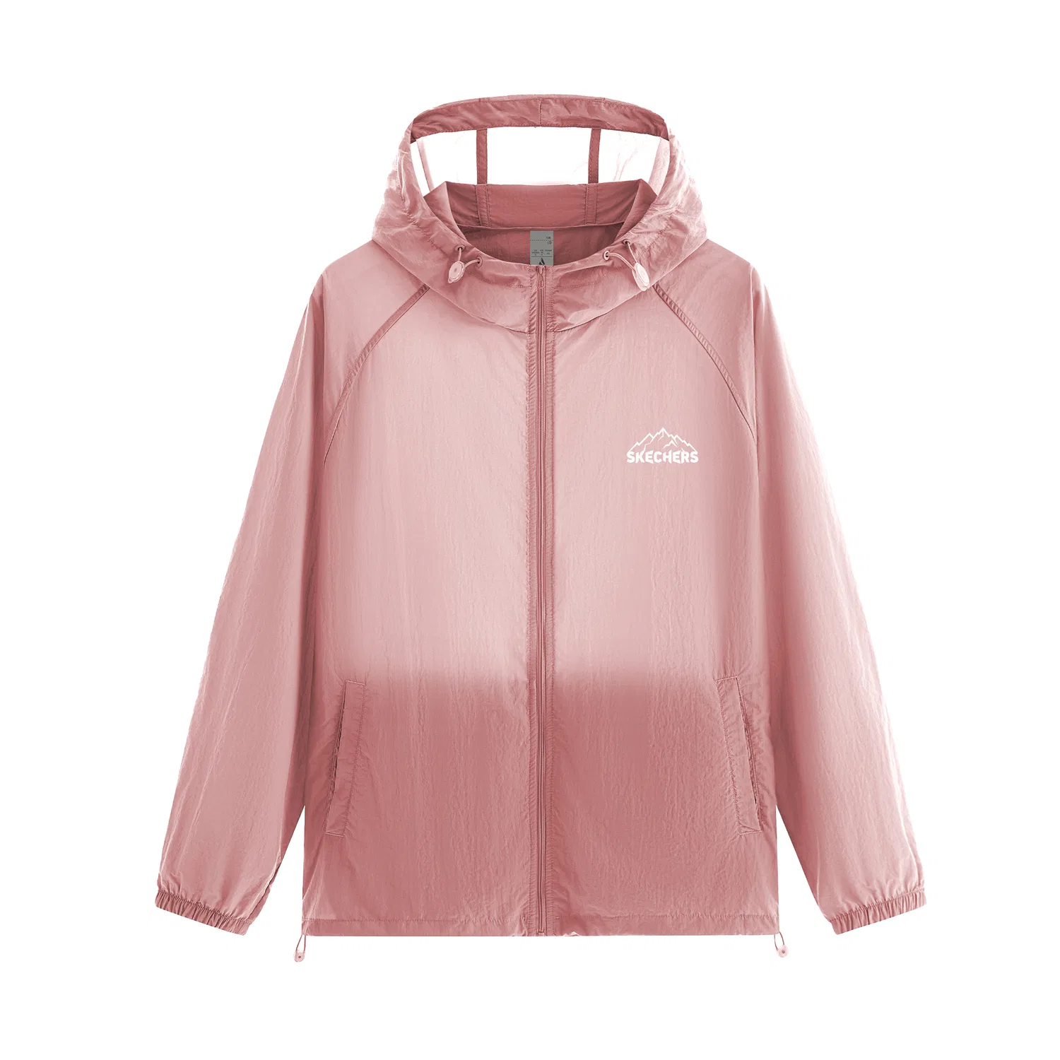 Детский худи с капюшоном для защиты от солнца Skechers, Soft Peach Pink