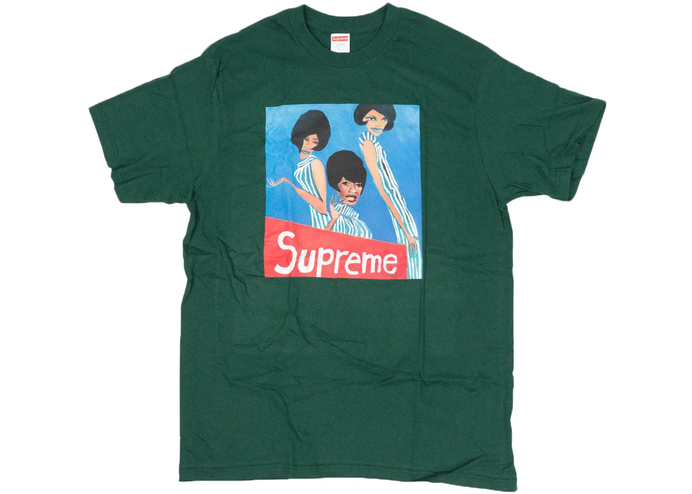 Мужская футболка с принтом Supreme Group Tee, Dark Green