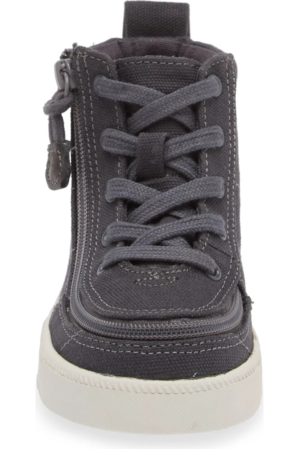 Детские кеды высокие с обернутой молнией Classic High Top BILLY Footwear, Charcoal/White — фото 4