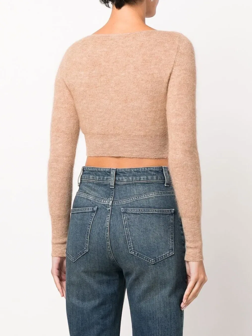 Кардиган Le Cardigan Alzou Jacquemus, коричневый — фото 4
