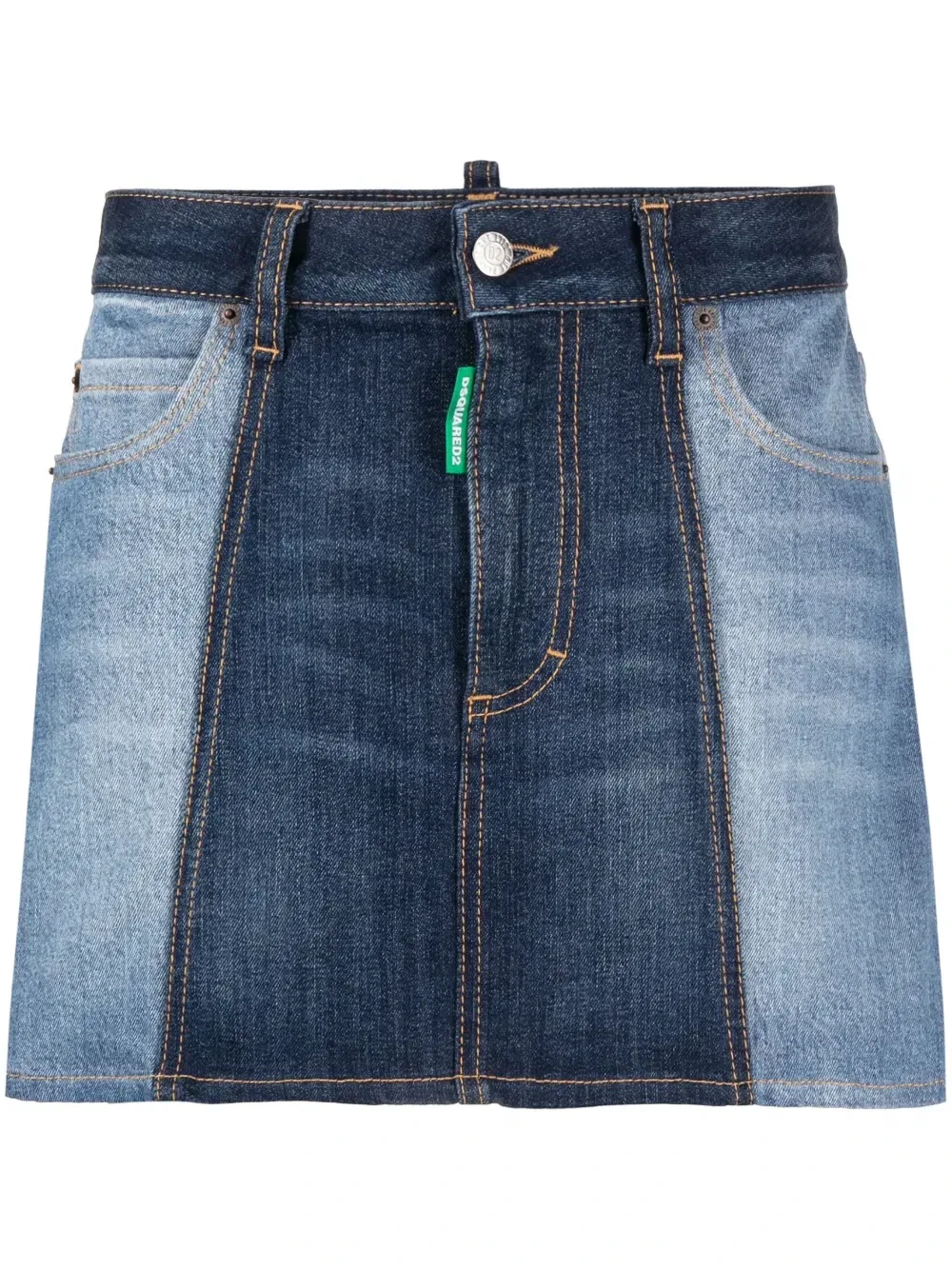 Джинсовая юбка One Life One Planet Dsquared2, синий