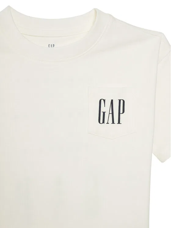 Футболка regular fit Gap, белый — фото 3