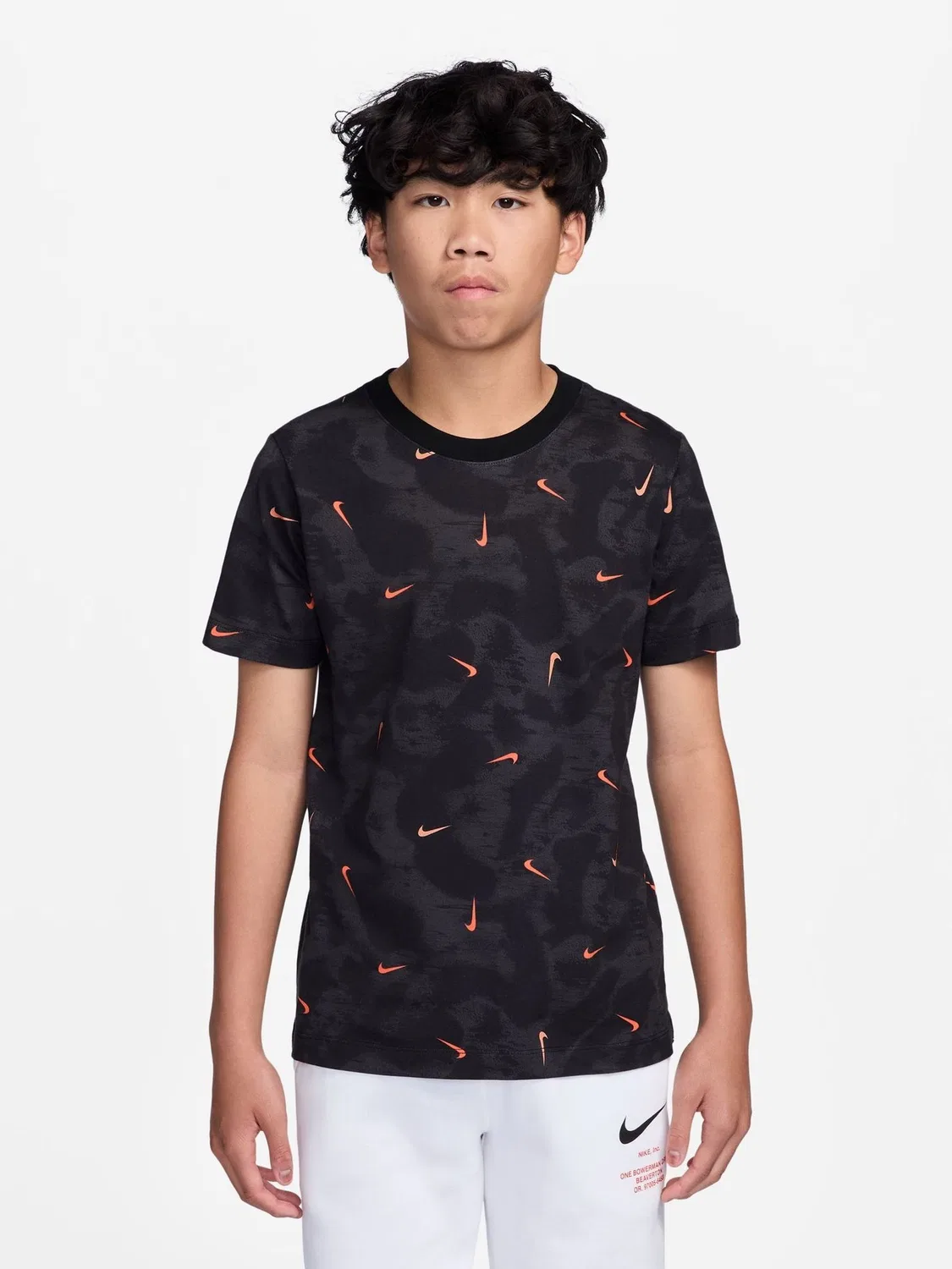 Футболка с принтом Nike Sportswear HBR Nike, черный/красный