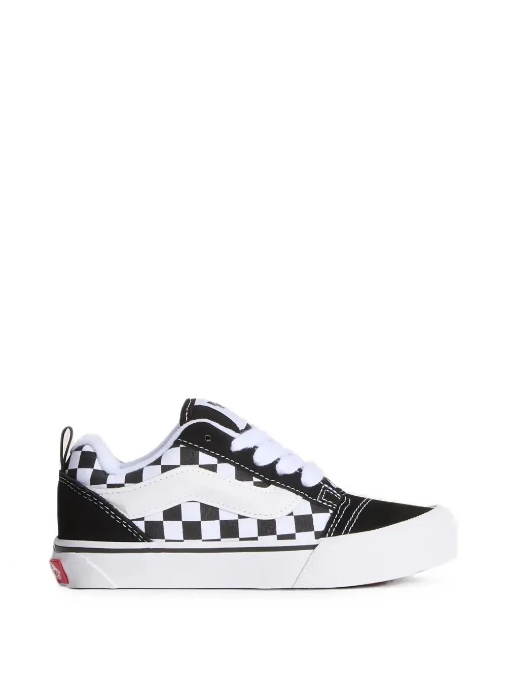 Кеды Checkerboard Old Skool Vans Kids, черный — фото 2