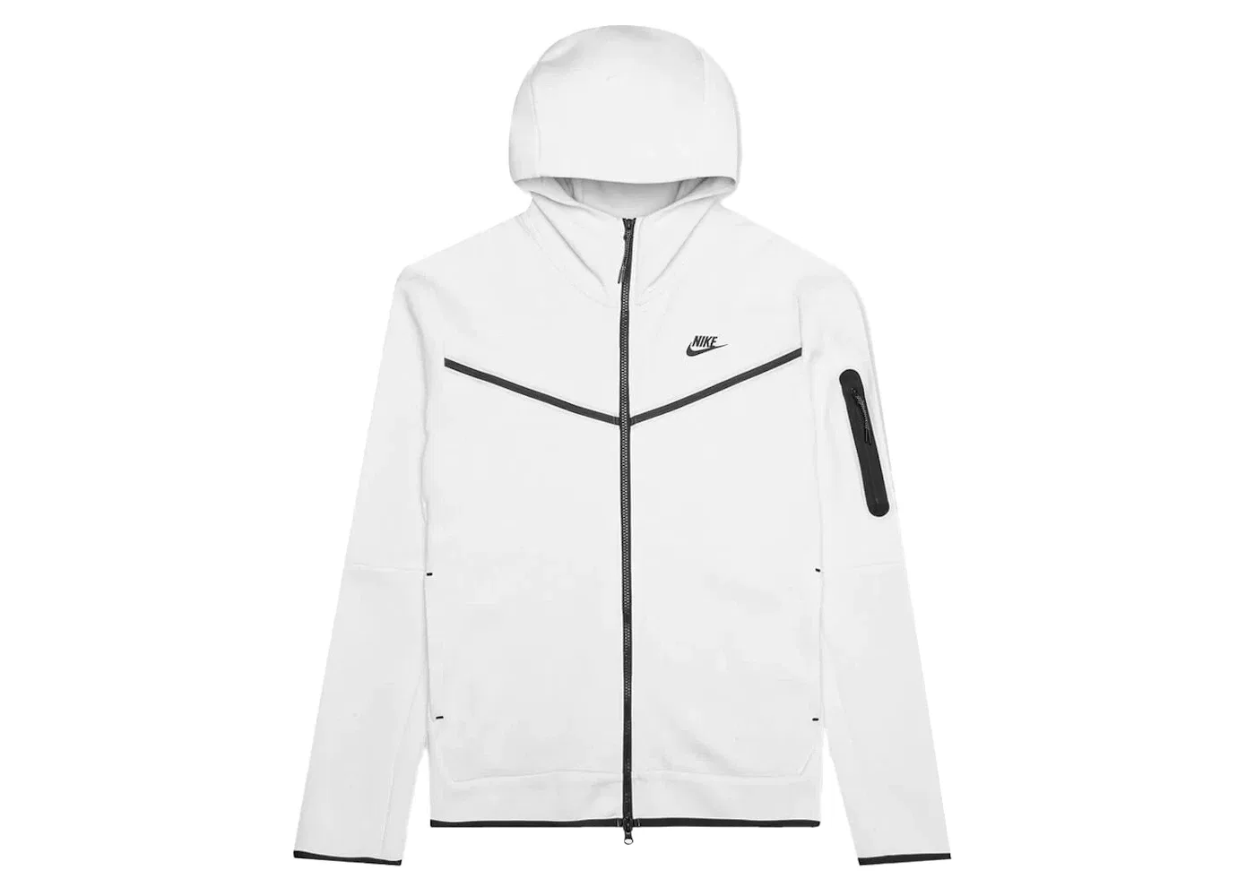 Мужская куртка с длинным рукавом Hoodie Nike, White/Black