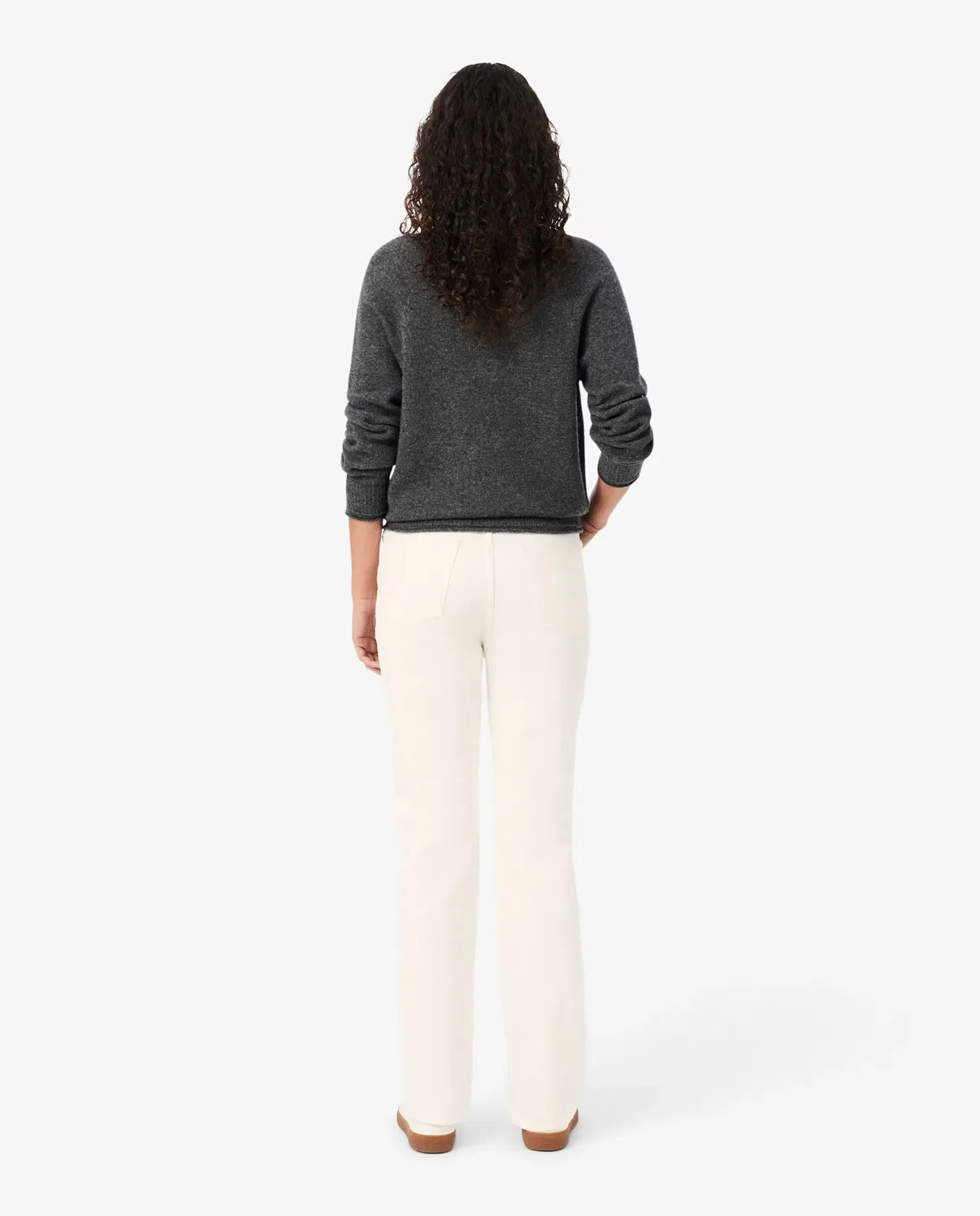 Джинсы женские Lacoste Blanco, прямые, высокая посадка — фото 2