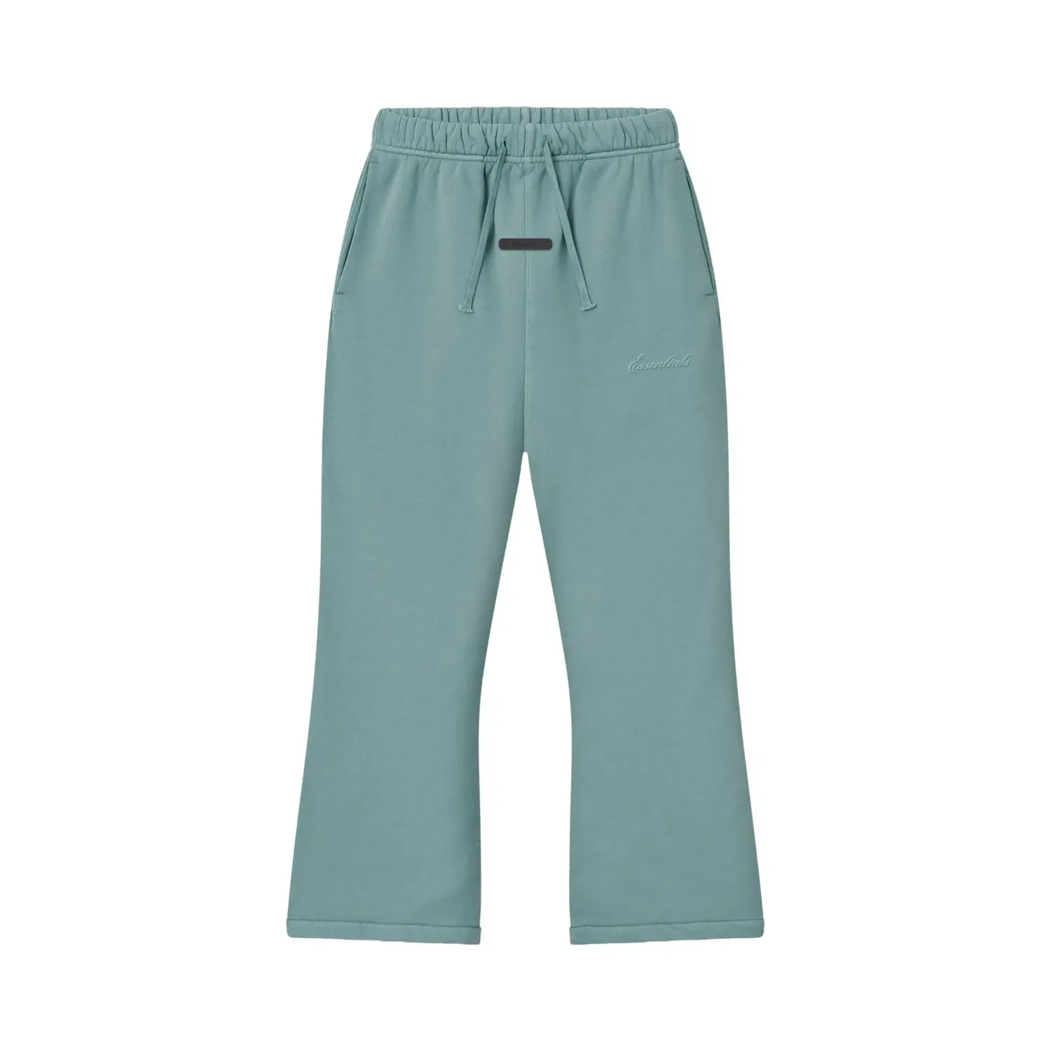 Спортивные штаны Fear of God Essentials Signature Flare Sweatpant, зеленый