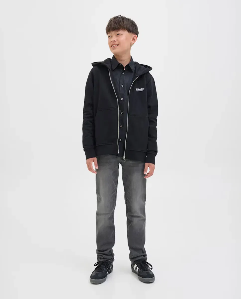 Детские джинсы для мальчиков slim fit Vaquero de niño Jack & Jones, Negro