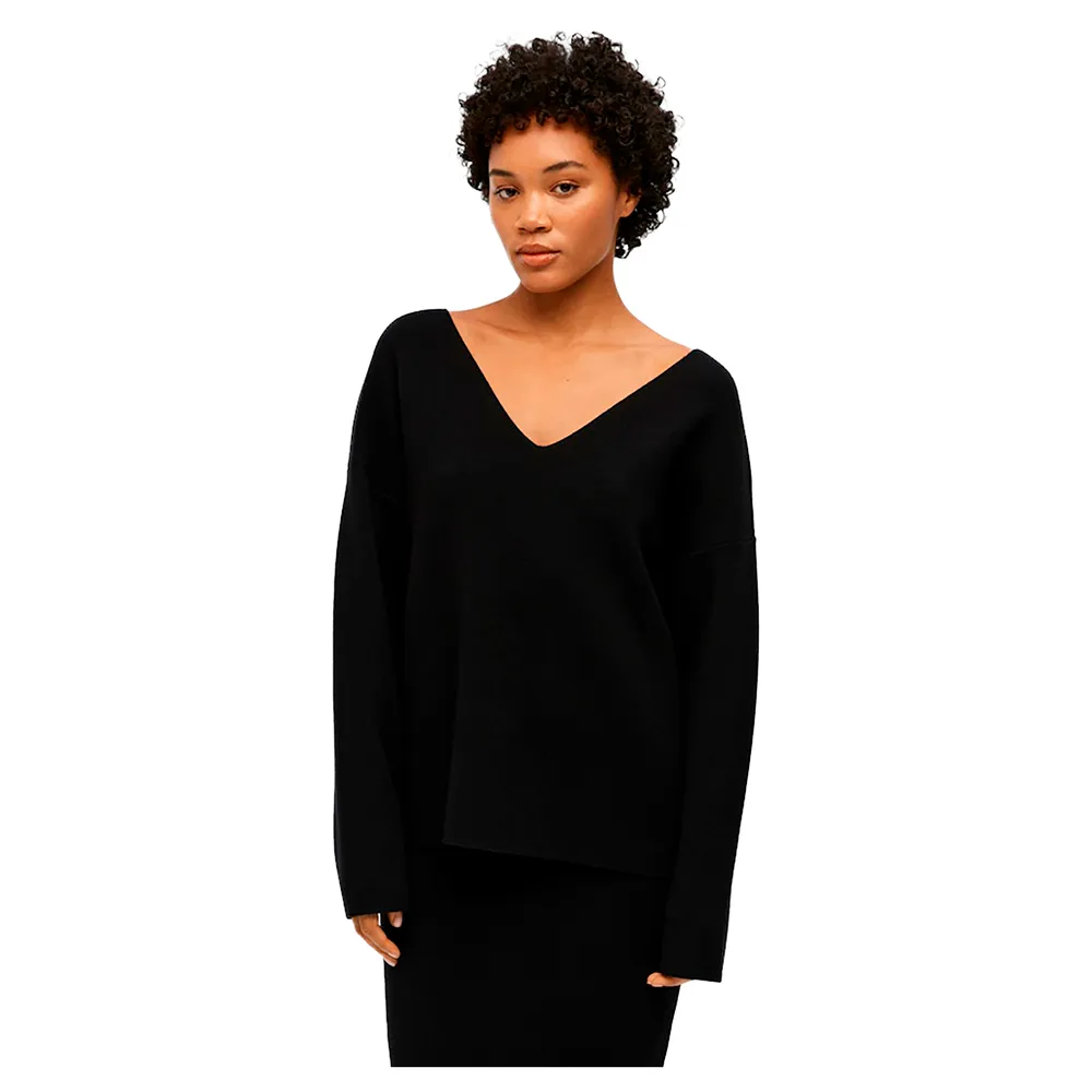 

Свитер Object Reynard v neck, черный