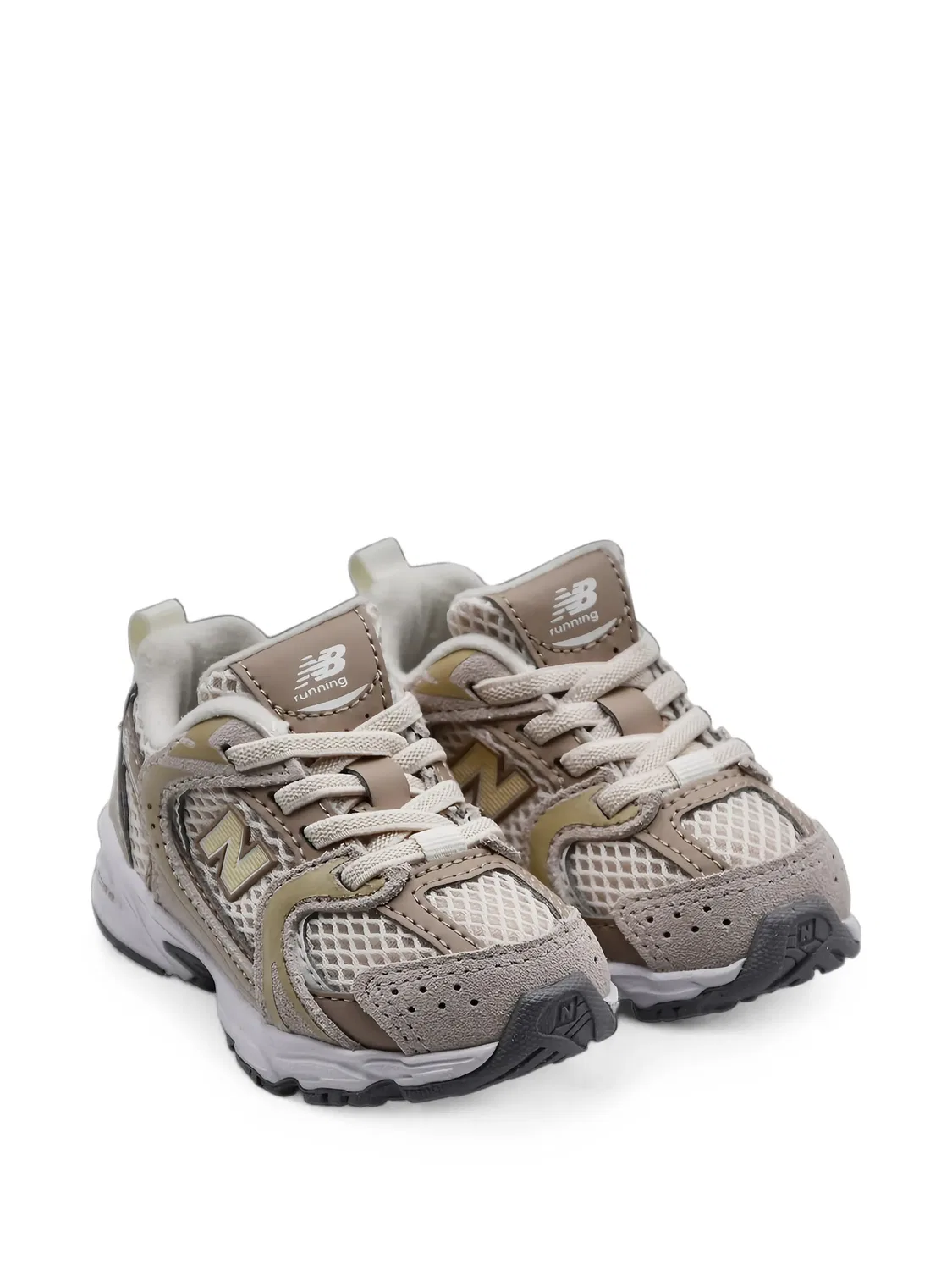 Кроссовки из сетчатого материала 530 New Balance Kids, серый — фото 3