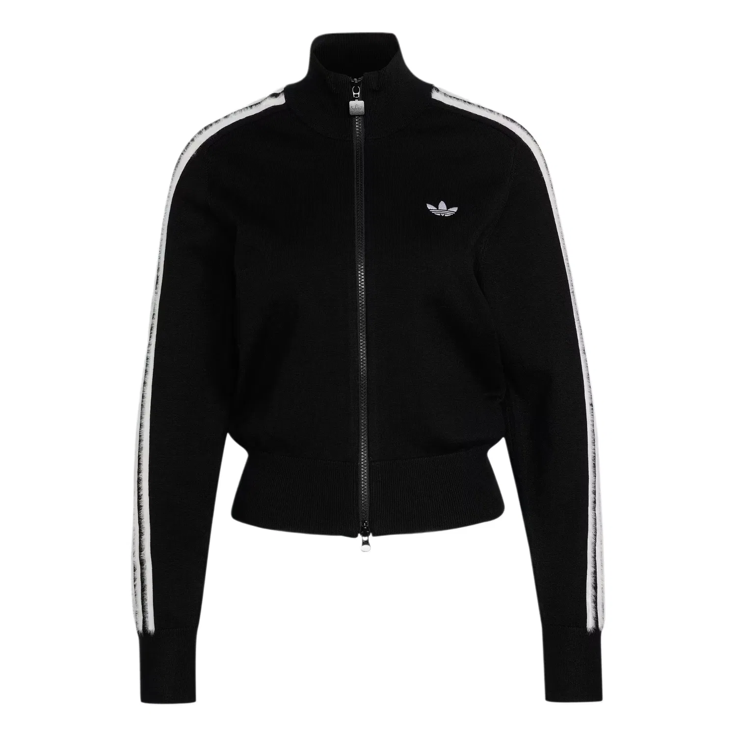 Женское пальто с воротником-стойкой прямого кроя Black/White Adidas Originals, Black/White