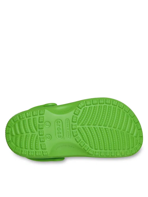 Шлепанцы Classic Clog T Crocs, зеленый — фото 4