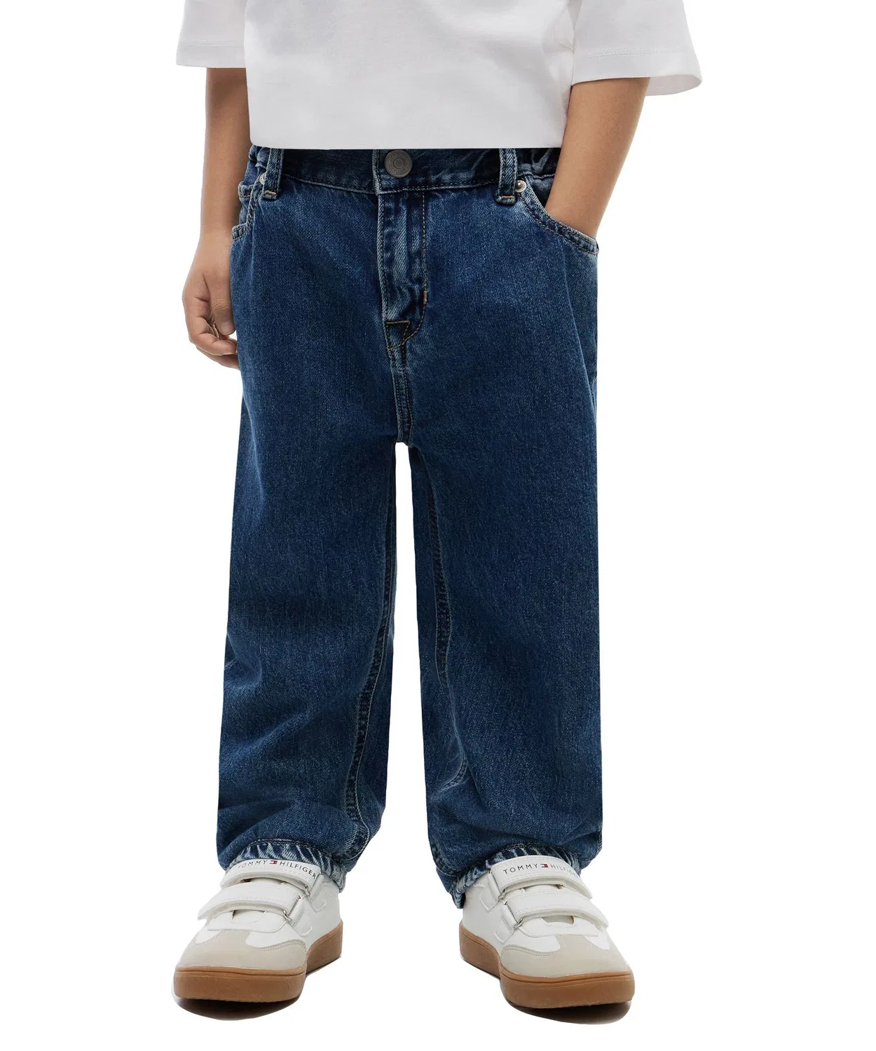 Детские джинсы с потертостями TOMMY HILFIGER, Blue