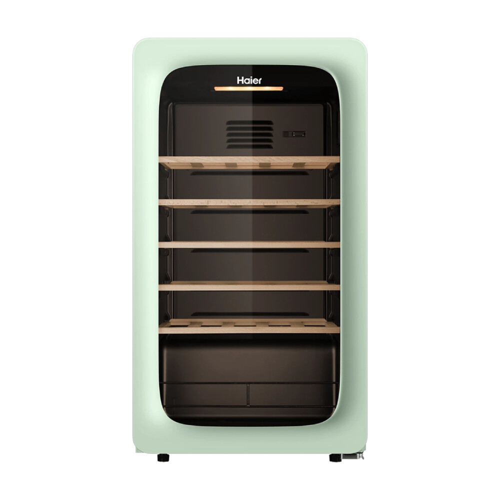 

Винный шкаф Haier JC-90WGHSC1, 33 бутылки, салатовый