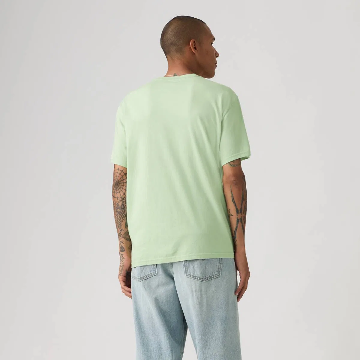 Свободная футболка с графическим принтом Levi's, Bolster Logo Camo Green - Green — фото 4