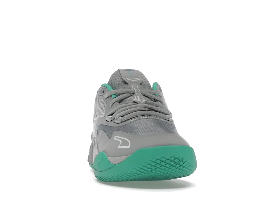 Детские кроссовки для мальчиков с пеноматериалом Nitro Puma LaMelo Ball MB.01 Lo, High Rise/Aqua Green — фото 2