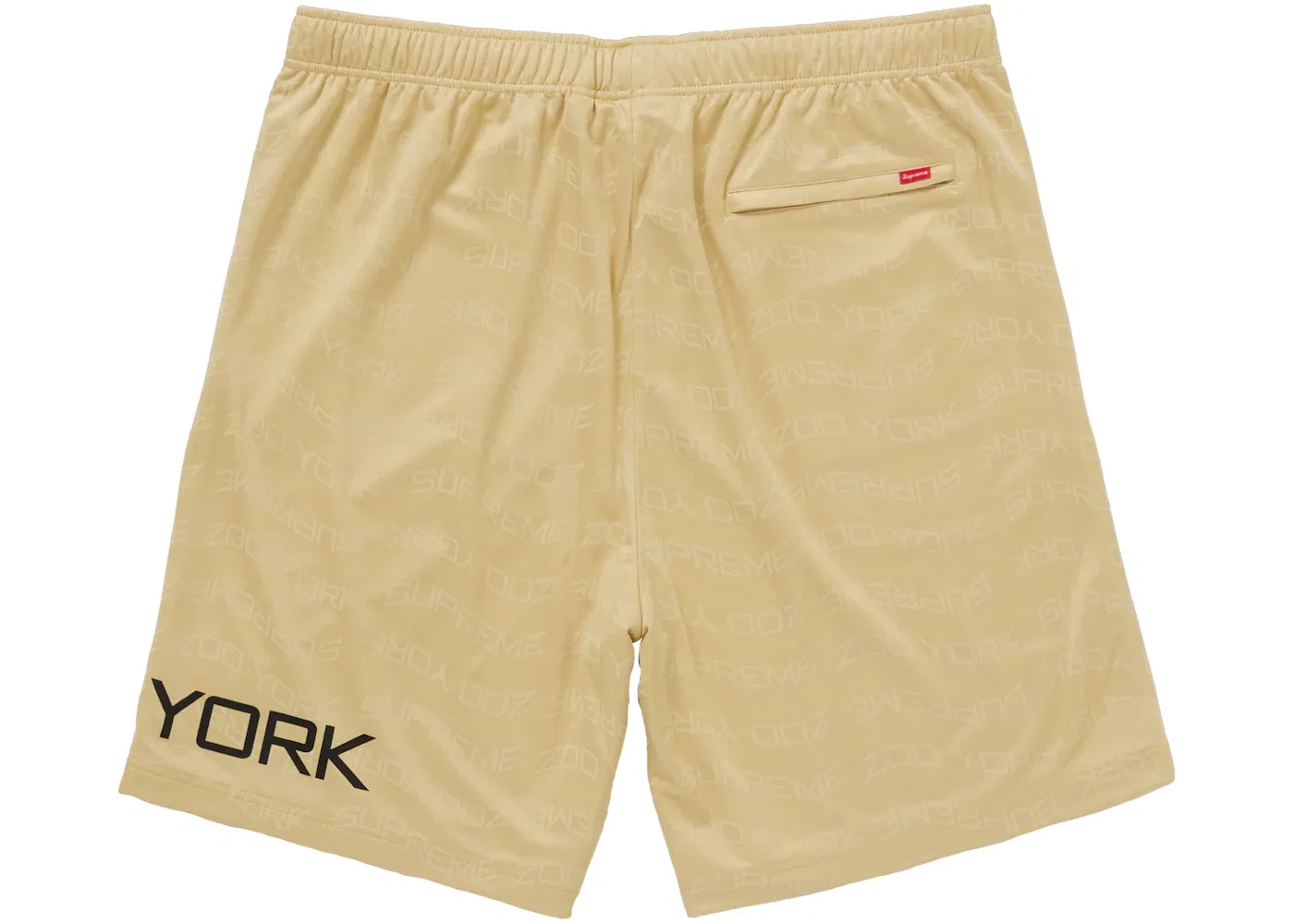 Мужские шорты с принтом Zoo York Soccer Supreme, Light Yellow — фото 2