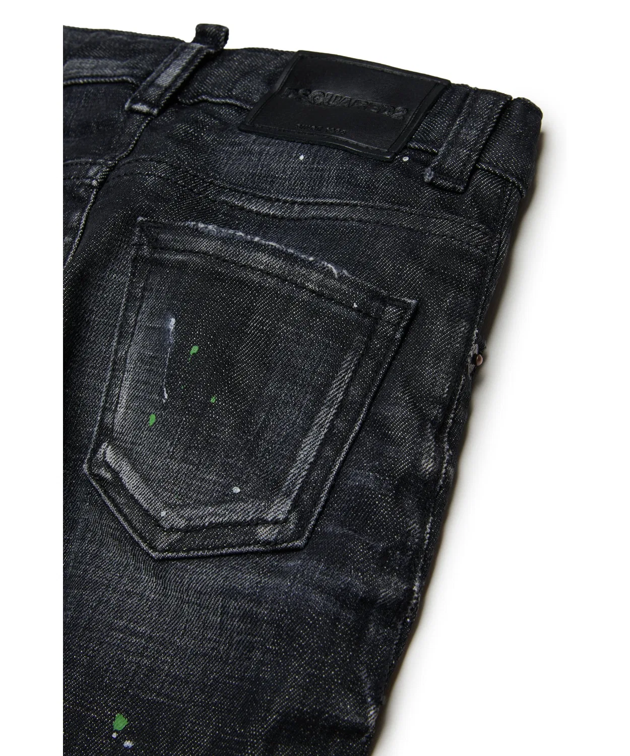 Детские джинсы с принтом Baby Denim DSQUARED2, Black — фото 4