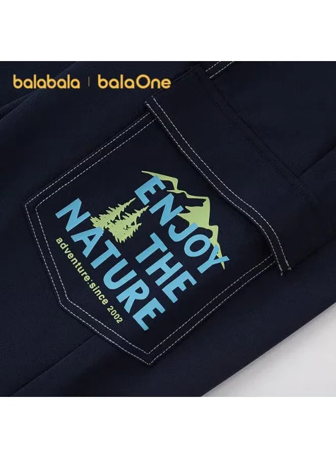 Штаны-джоггеры с начесом свободного кроя Balabala