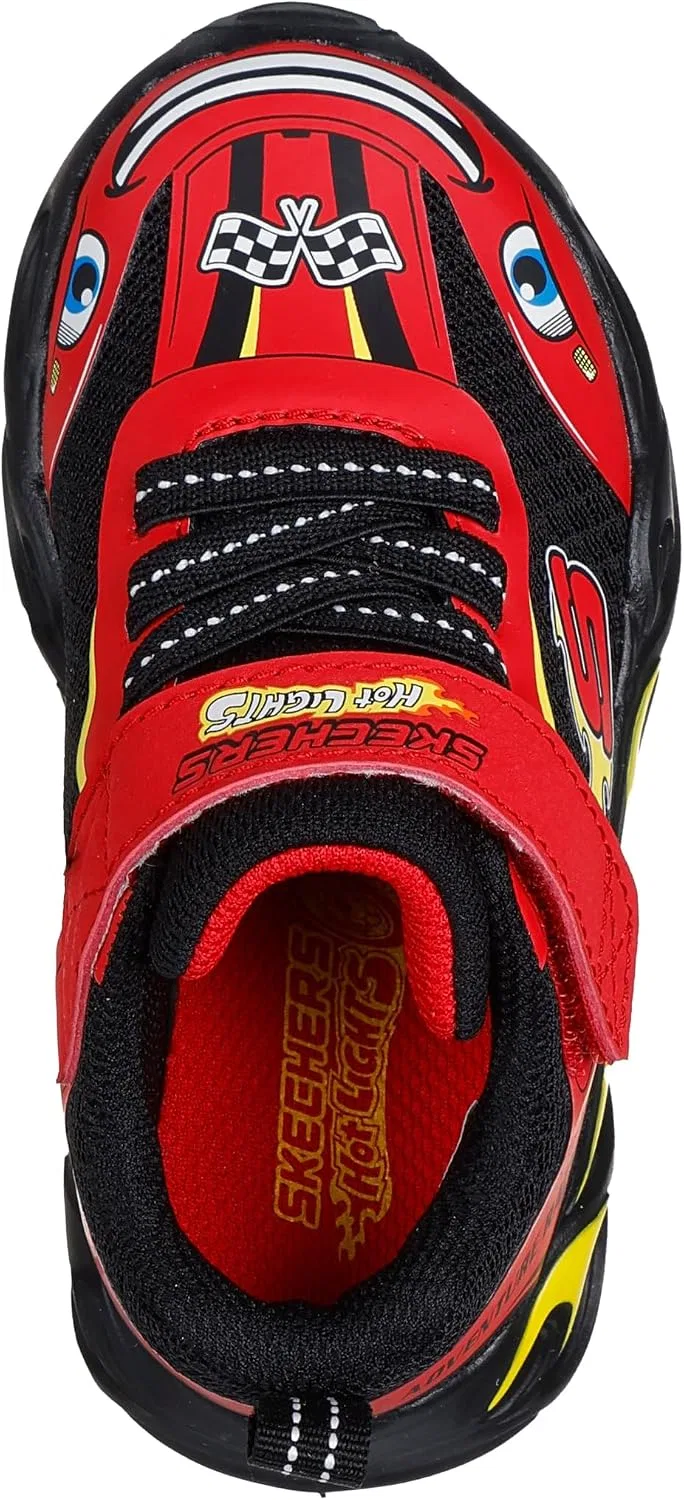 Детские кроссовки для мальчиков Thermo-Flash Wheel Buddies Skechers, Red/Black — фото 2