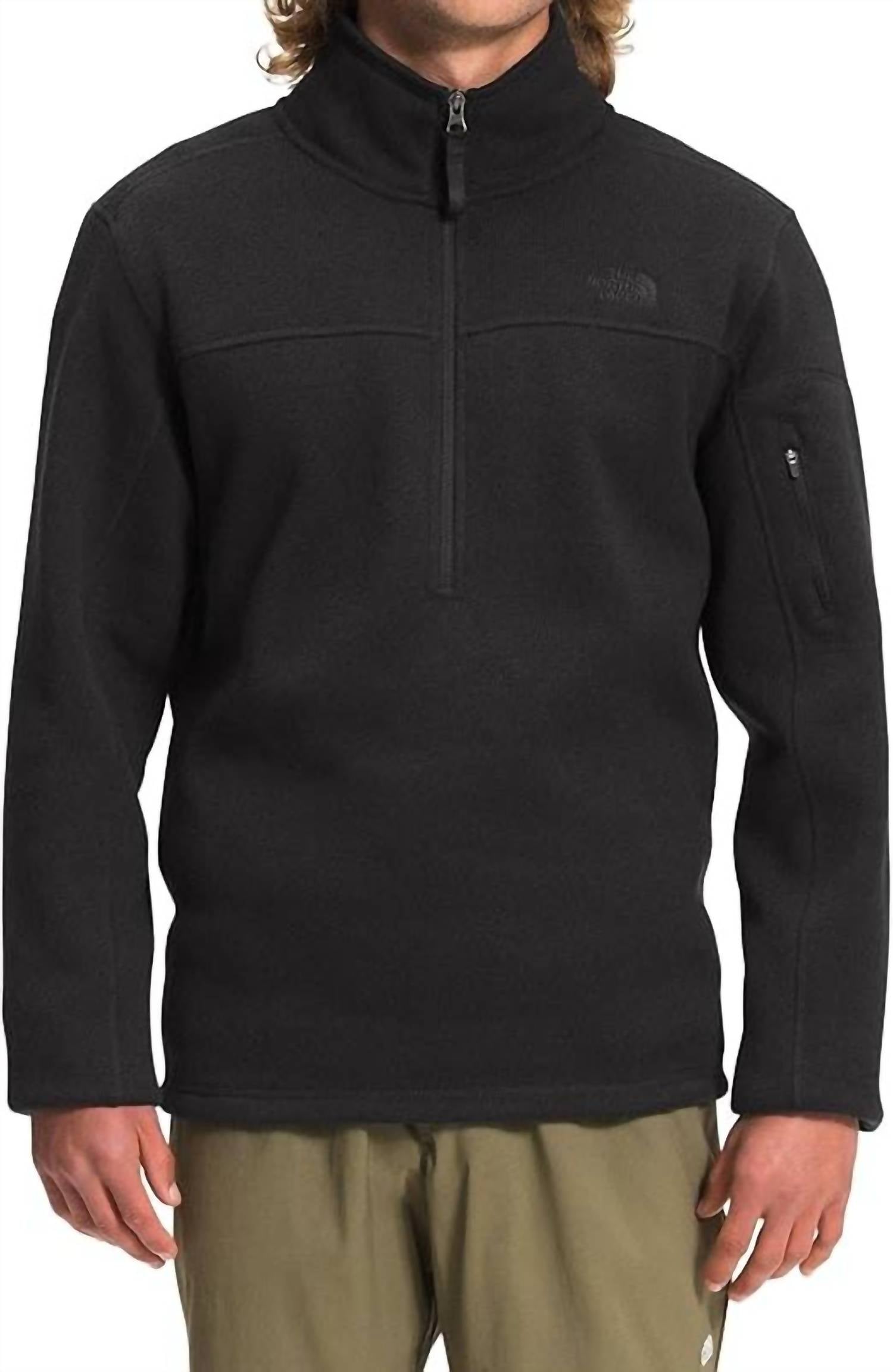 

Куртка Gordon Lyons Glassic на молнии 1/4 в цвете Tnf Black Heather The North Face