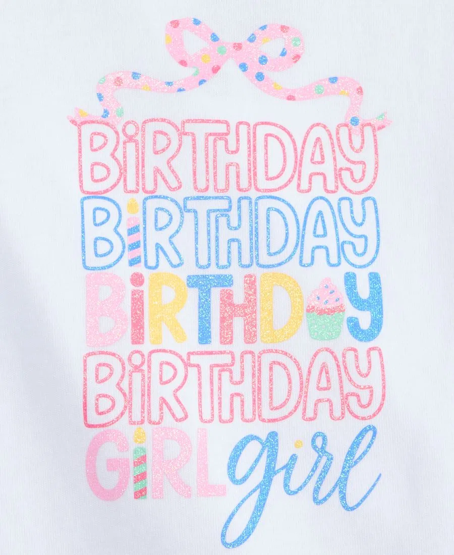 Футболка с принтом Birthday Girl Epic Threads, Bright White — фото 3
