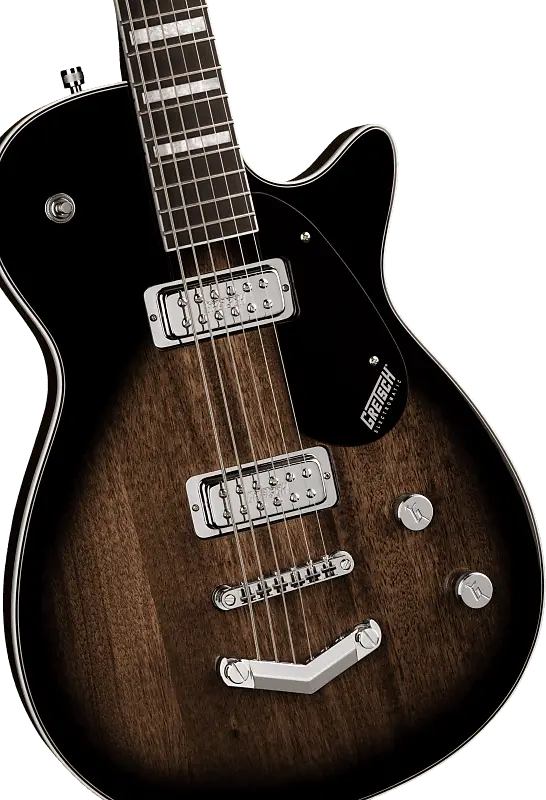 

Gretsch G5260 Electromatic Jet Baritone в бристольском тумане G5260 Electromatic Bristol Fog with V-Stoptail