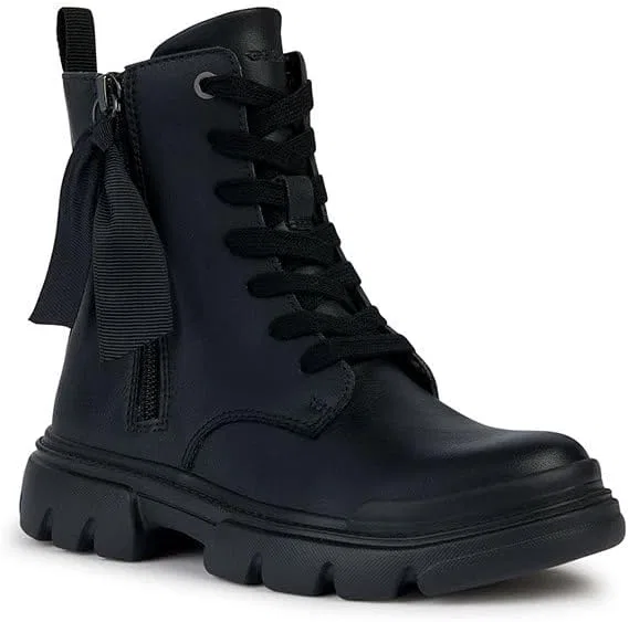 Детские ботинки для девочек Junette Geox, Black