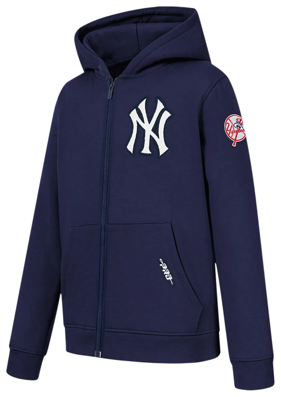 Толстовка для мальчиков Classic Flc Fz Hoodie Pro Standard, цвет Midnight Navy — фото 3
