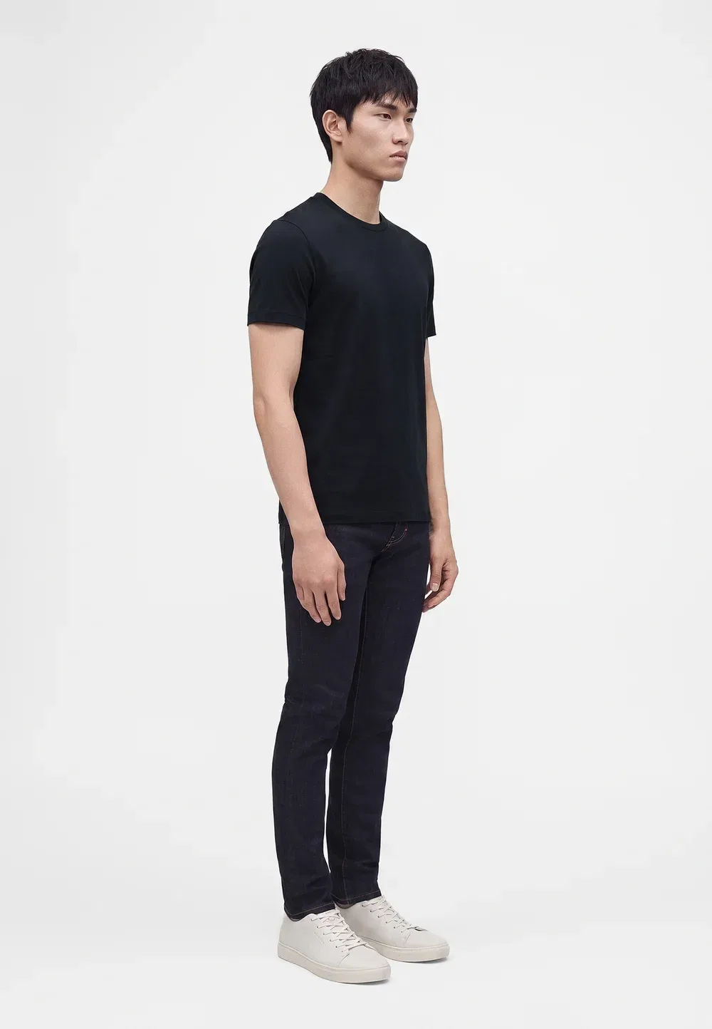 Простая футболка Emporio Armani, Iconico Blu Navy — фото 4