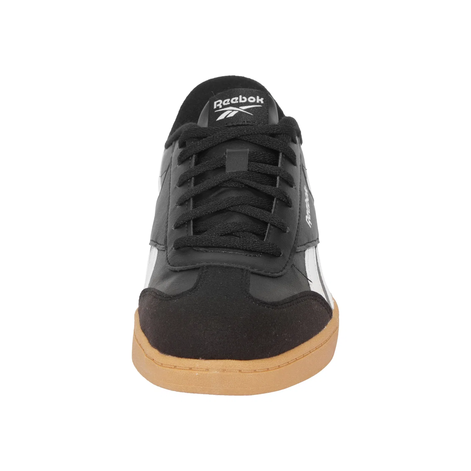 Детские кроссовки на шнуровке Reebok Classic, Black/White — фото 4