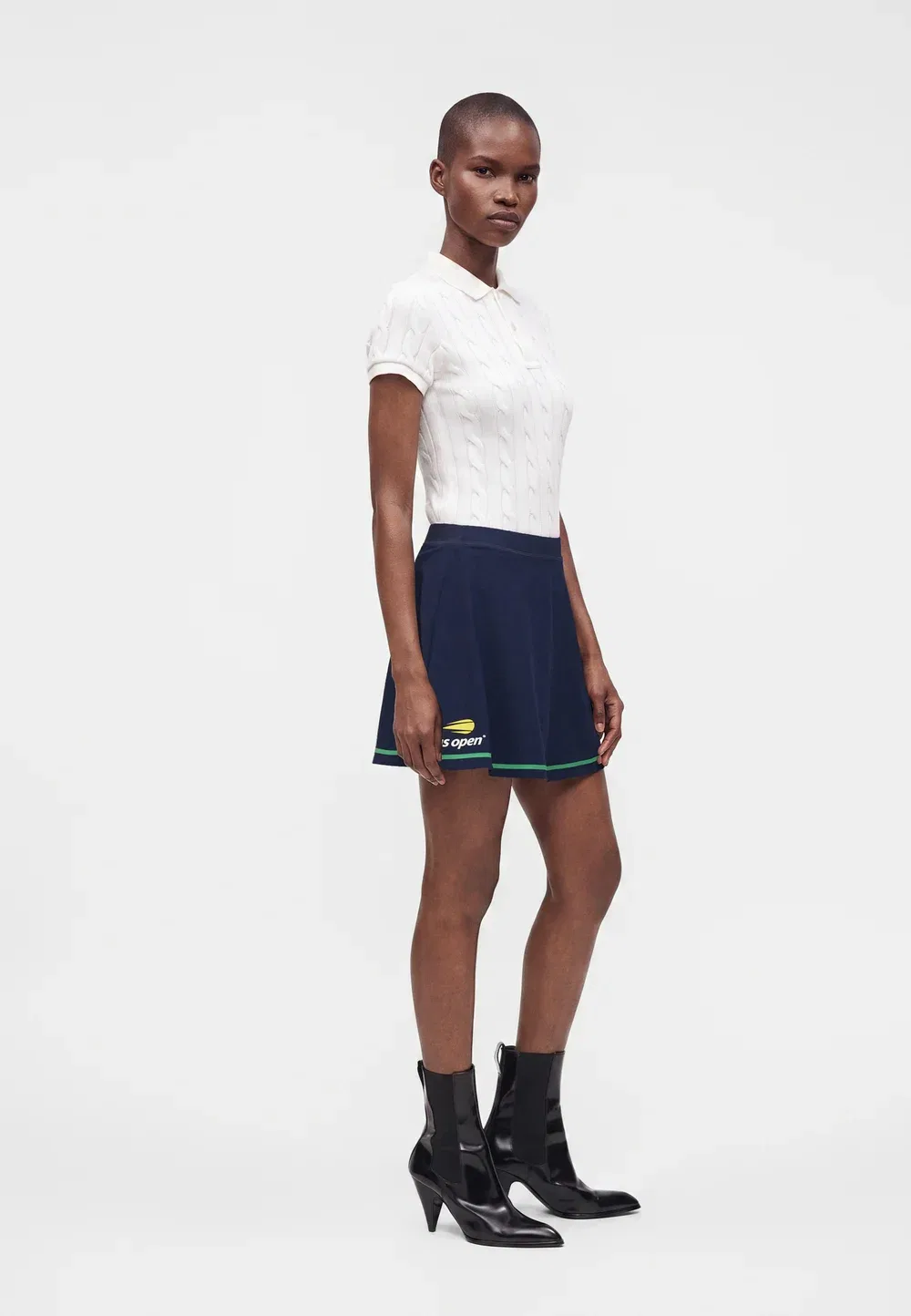 Юбка А-силуэта Polo Ralph Lauren, Refined Navy/Billiard — фото 2