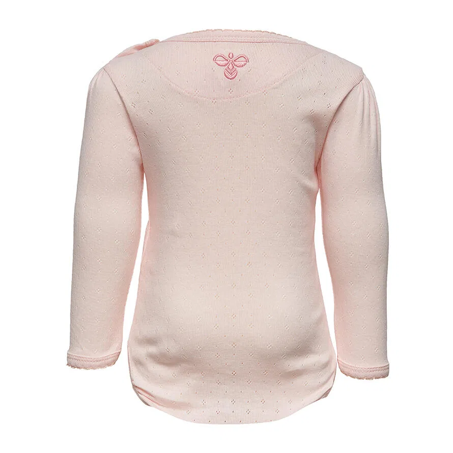 Детский хлопковый боди Hummel Ella, Rosa — фото 2