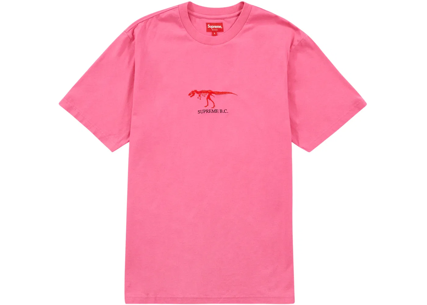 Мужская футболка Supreme B.C. S/S Top, Bright Pink