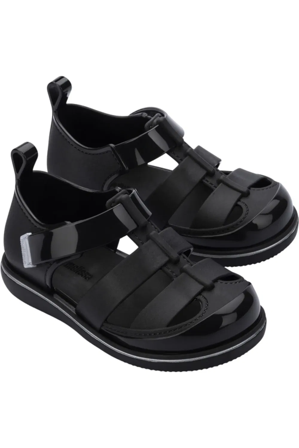 Сандалии детские на липучке Smash Mini Melissa, черный