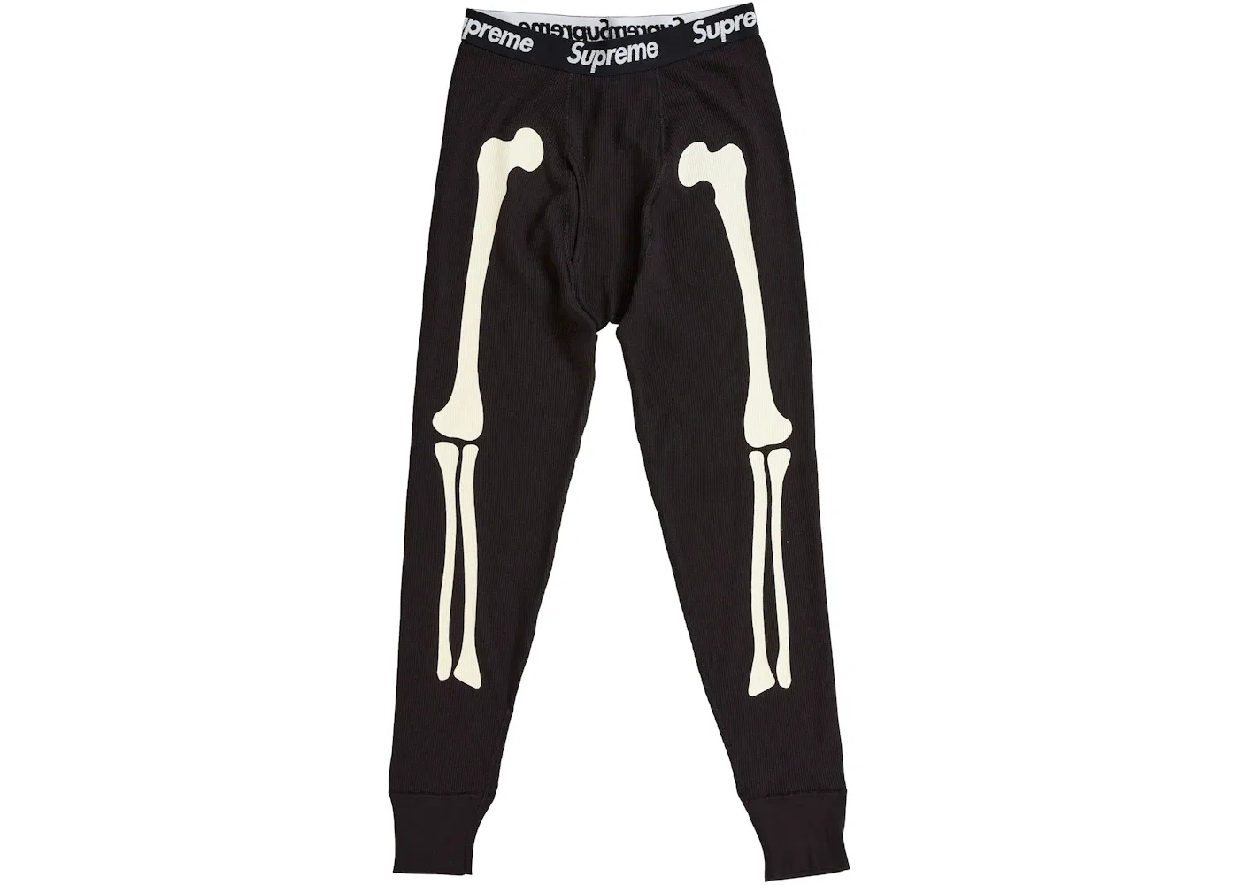 Мужские термобрюки с принтом Bones Pant FW25 Supreme, черный — фото 2