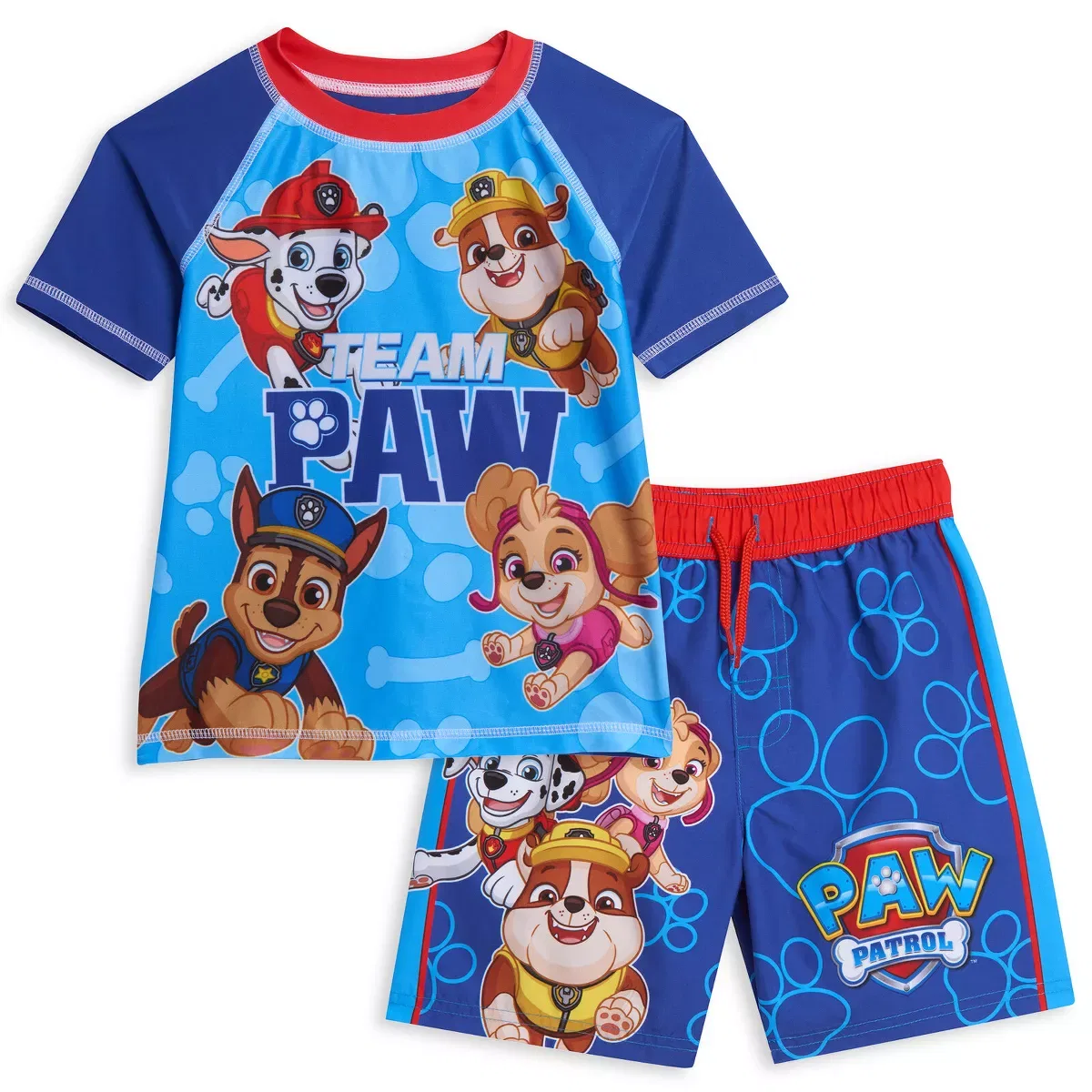 Детский комплект для плавания с принтом Nickelodeon Paw Patrol, Blue
