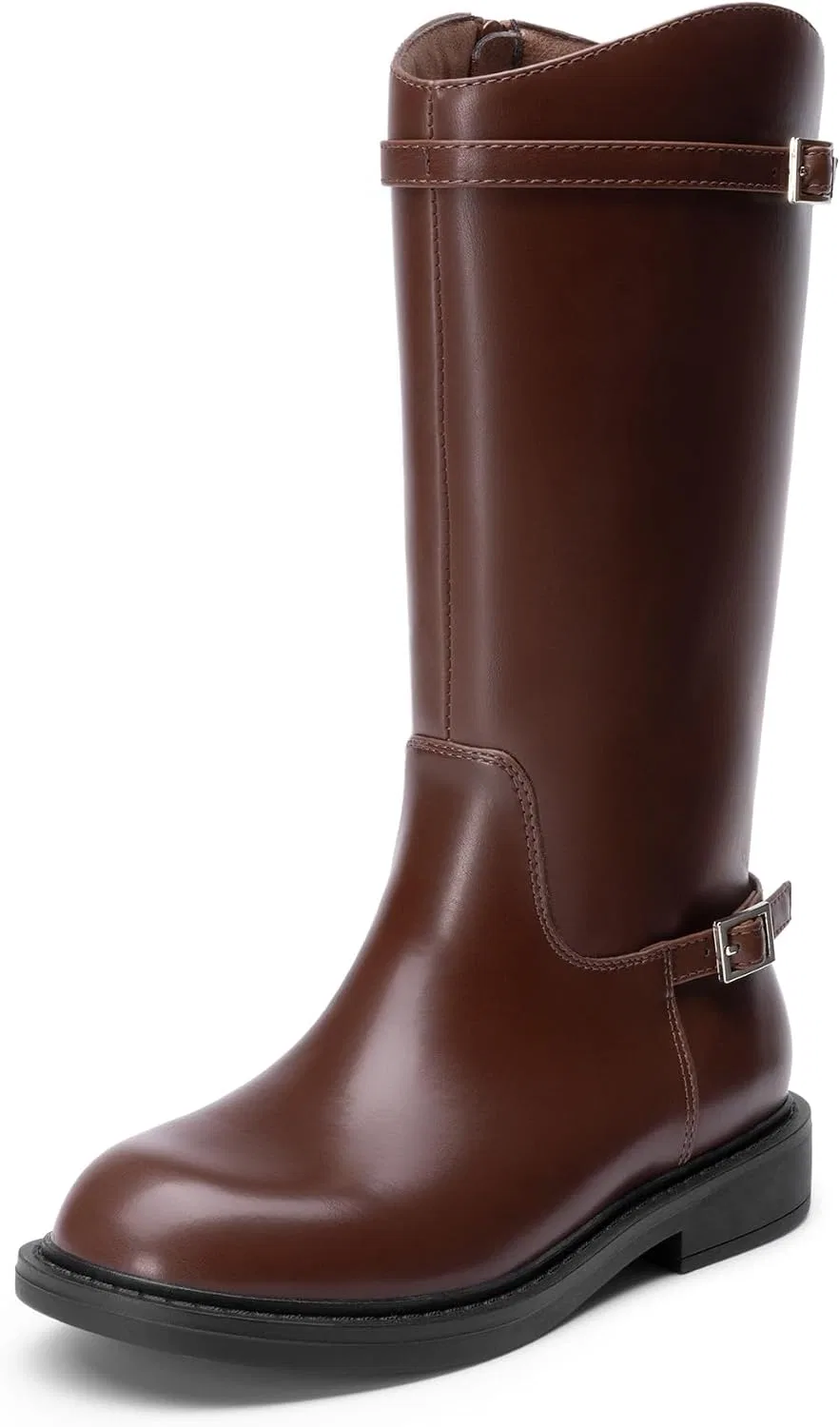 Детские сапоги для верховой езды для девочек DREAM PAIRS, Brown