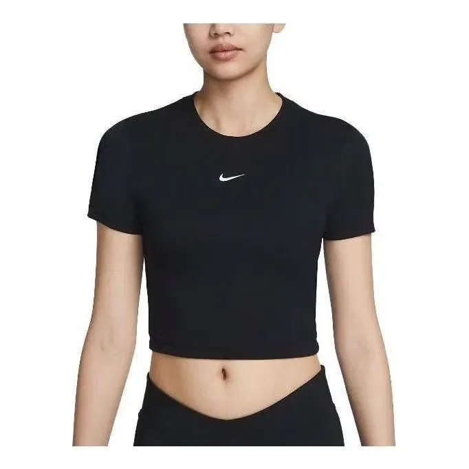 Топ укороченный Nike Sportswear Essential, черный