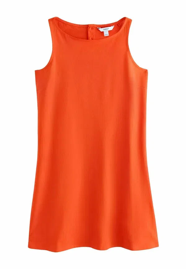 Платье хлопковое Regular Fit Jersey Shift Dress Next, Blood Orange — фото 4