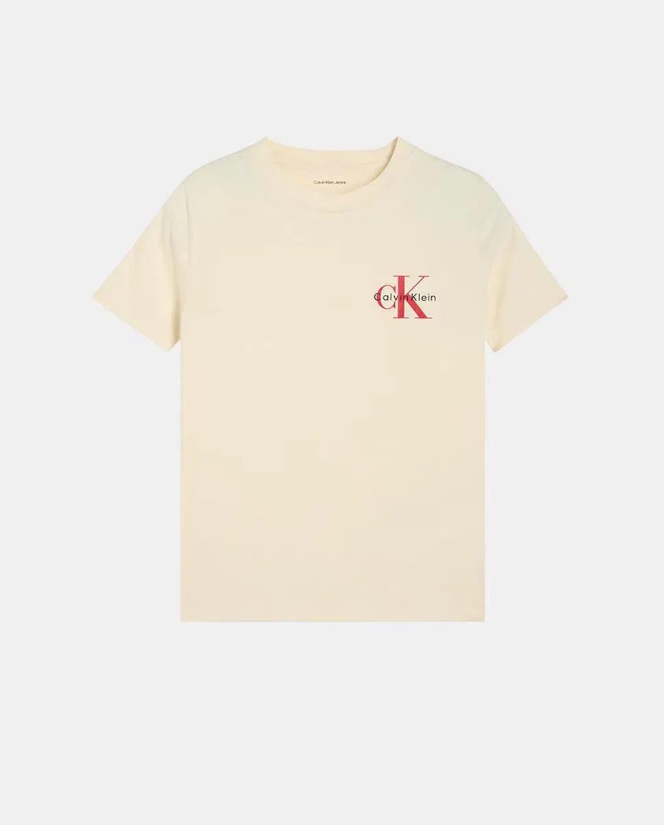 Футболка классического кроя, Unisex Fit, Calvin Klein, коричневый