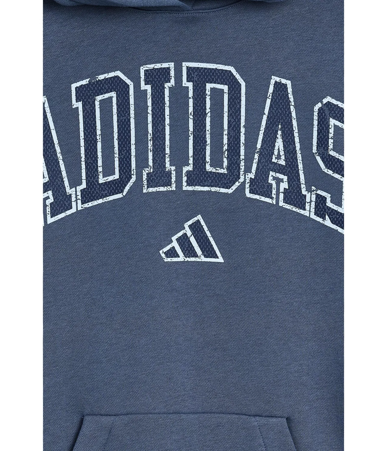 Толстовка с капюшоном из флиса Collegiate Arch (для детей постарше) Adidas Kids, Preloved Ink — фото 3