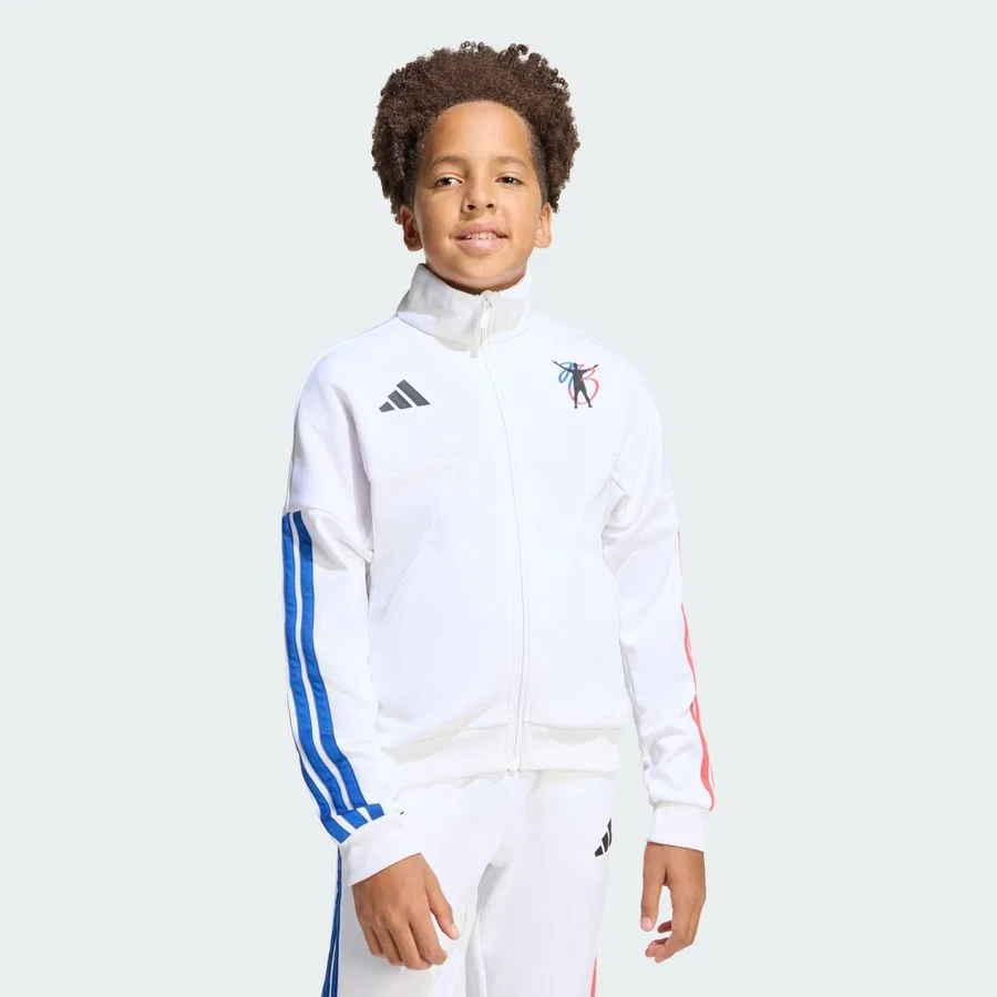 Детский спортивный верх от тренировок Jude Bellingham Training Tracktop Kids adidas, Белый