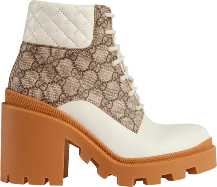 Кроссовки Gucci Wmns GG Ankle Boot Beige, бежевый
