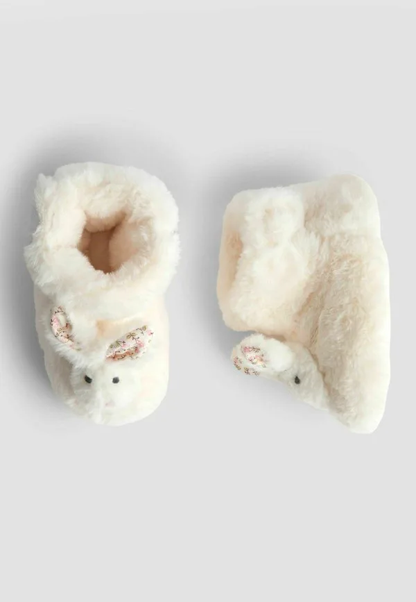 Тапочки стандартного размера Jojo Maman Bébé, White Bunny — фото 3