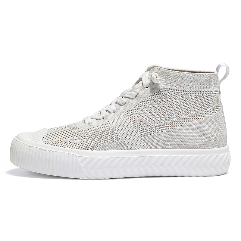 

TFKY Мид-топ скейтборд кроссовки унисекс бежевые, цвет Beige