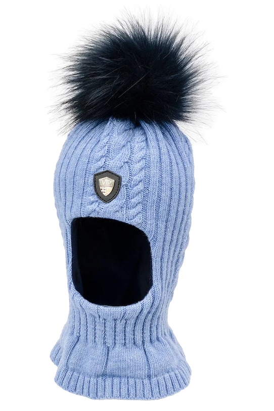 

Детская балаклава ESTERE II из смесовой шерсти Jamiks, синий