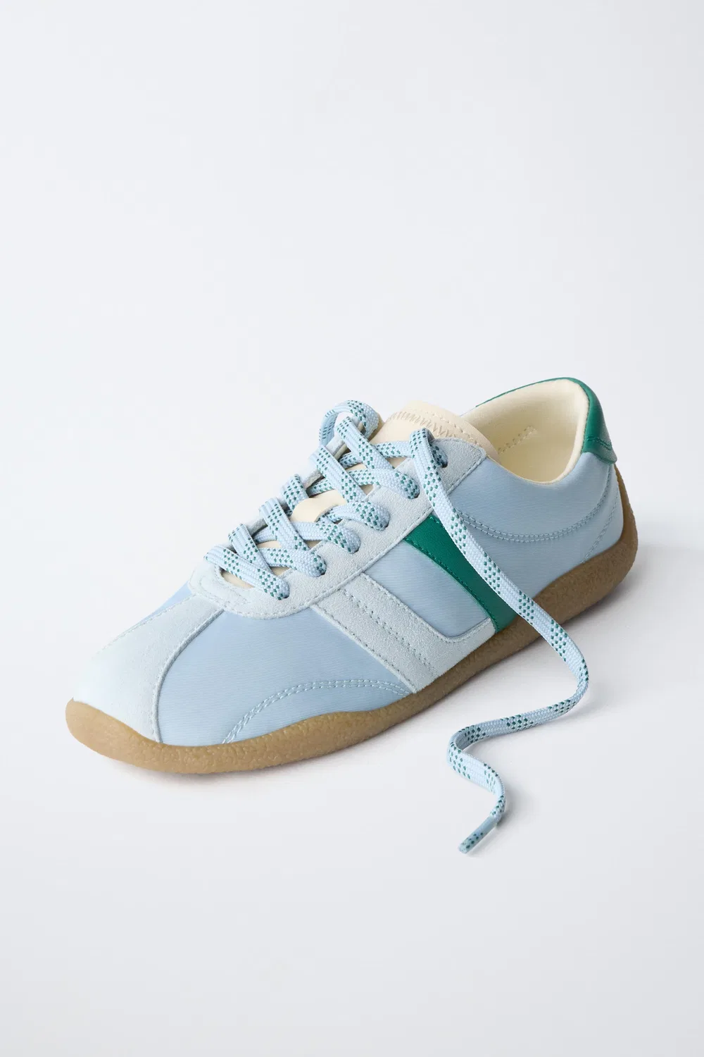 Кроссовки с тонкой подошвой ZARA, Blue — фото 3