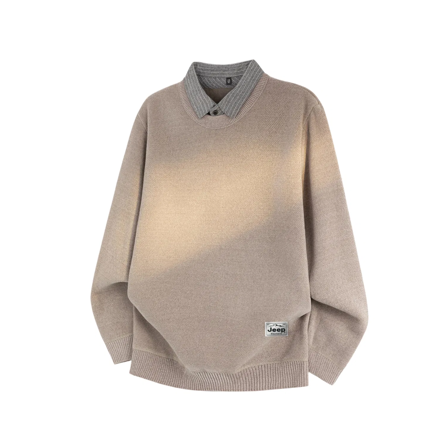 Детский свитер с лацканом Jeep Classic Collection Knitwear, Khaki