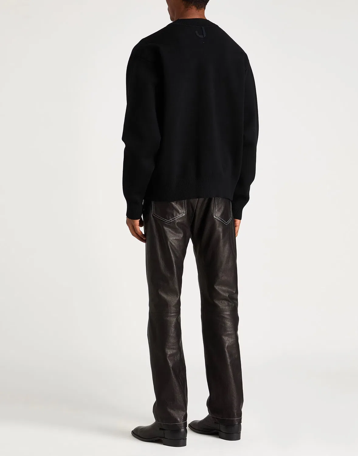Мужской кардиган из мериносовой шерсти Jacquemus, черный — фото 3